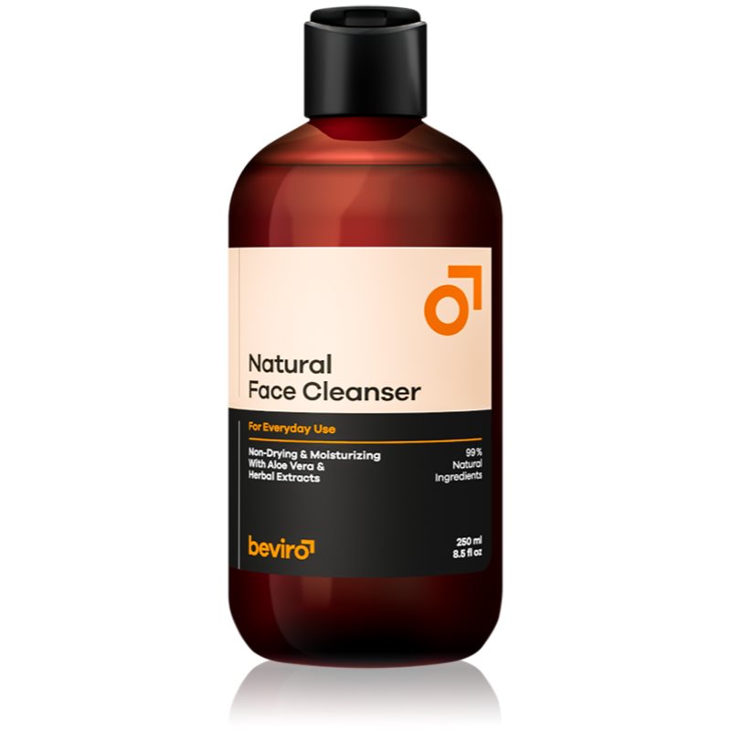 Beviro Natural Face Cleanser измиващ гел за лице за мъже 250 мл.