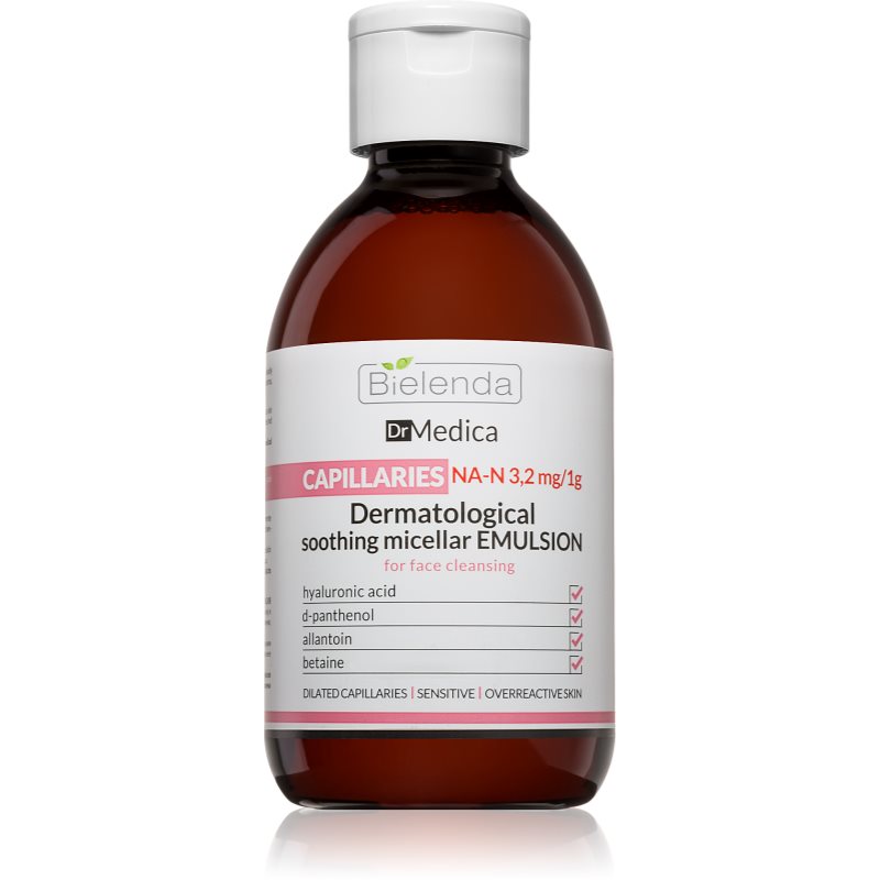 Bielenda Dr Medica Capillaries мицеларно мляко неутрализиращ зачервяването 250 мл. на ниска цена