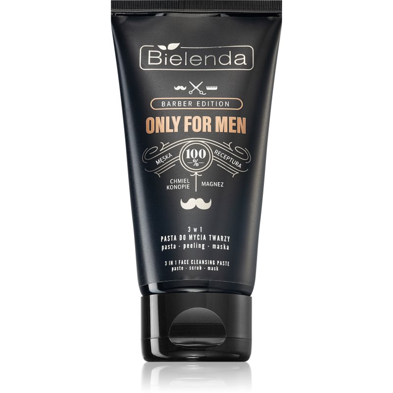 Bielenda Only for Men Barber Edition почистваща паста 3 в 1 150 гр.