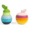 Bigjigs Toys Stacking Apple & Pear чашки за редене 1 y+ 2x5 бр.