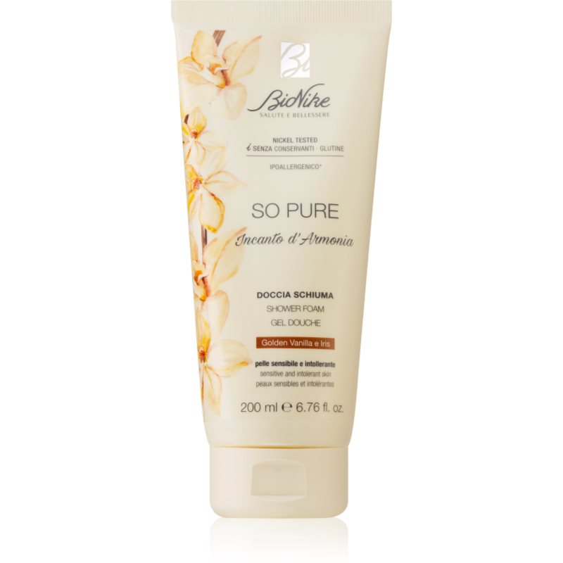 BioNike So Pure Incanto d'Armonia парфюмиран душ гел за жени Golden Vanilla & Iris 200 мл.