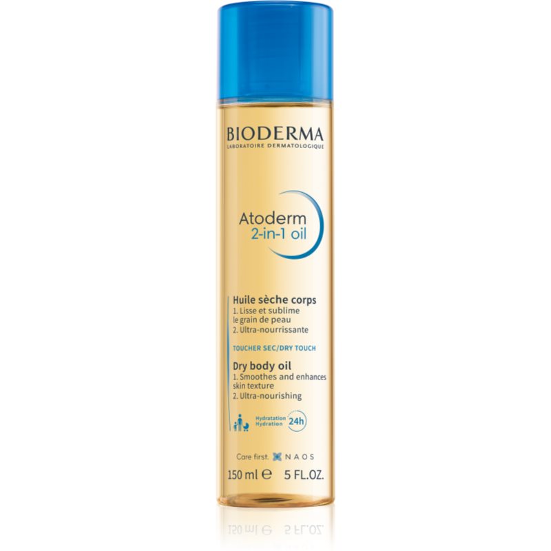 Bioderma Atoderm 2-in-1 Oil интензивно подхранващо масло за суха кожа 150 мл.