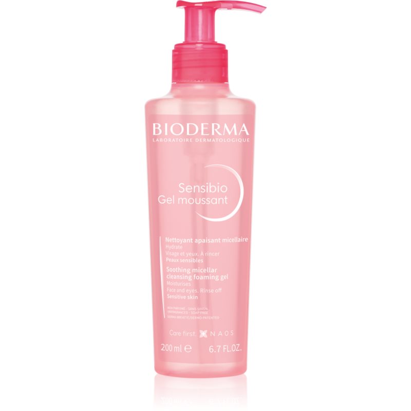 Bioderma Sensibio Gel Moussant нежен успокояващ и почистващ гел 200 мл.