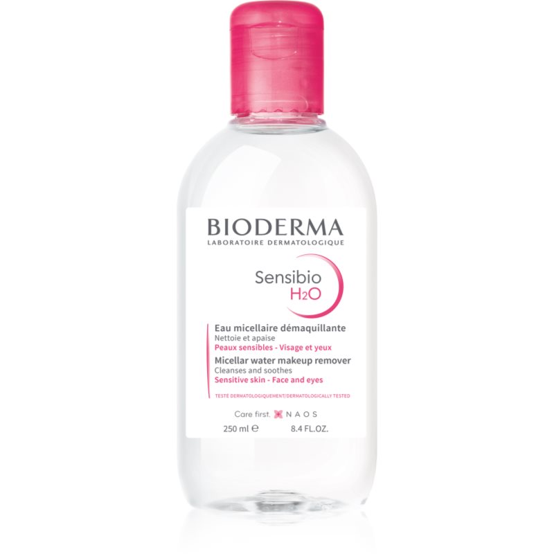 Bioderma Sensibio H2O мицеларна вода за чувствителна кожа на лицето 250 мл.