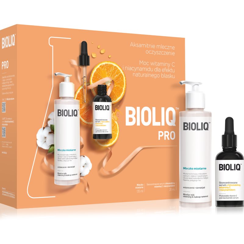 Bioliq PRO подаръчен комплект за озаряване на лицето