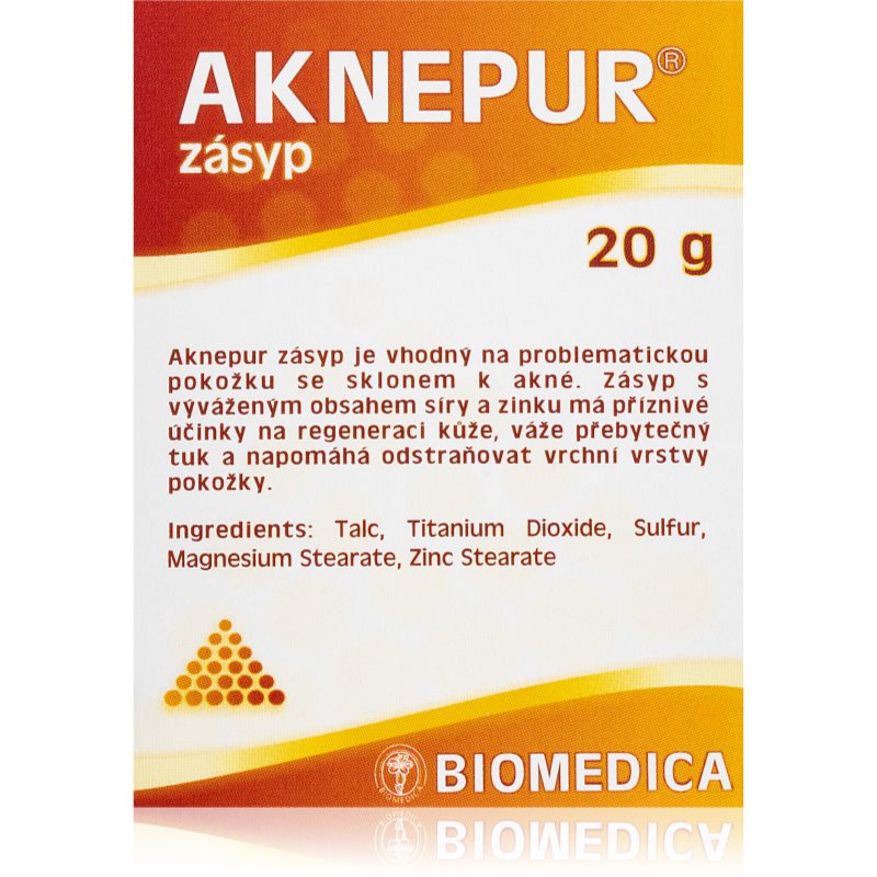 Biomedica Aknepur насипна пудра за проблемна кожа