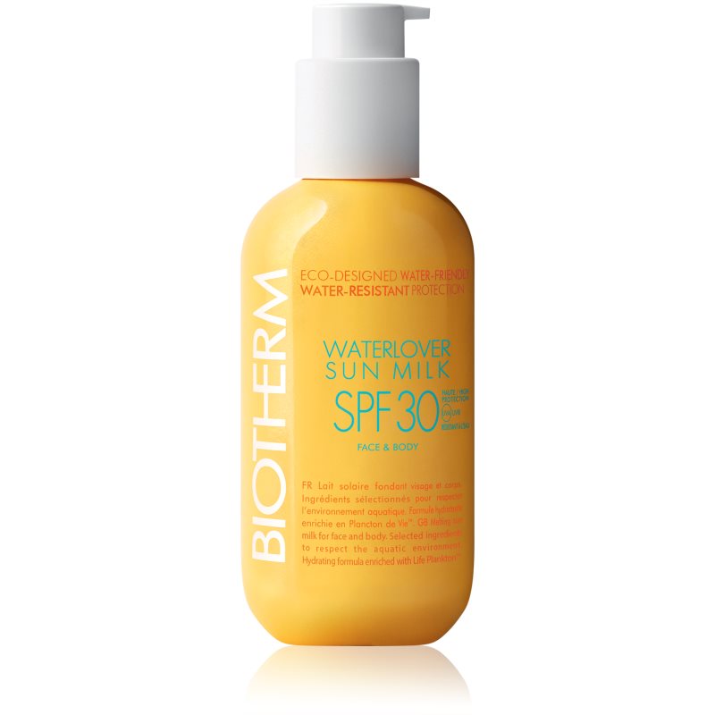Biotherm Waterlover Sun Milk SPF 30 водоустойчив лосион за слънце SPF 30 200 мл.