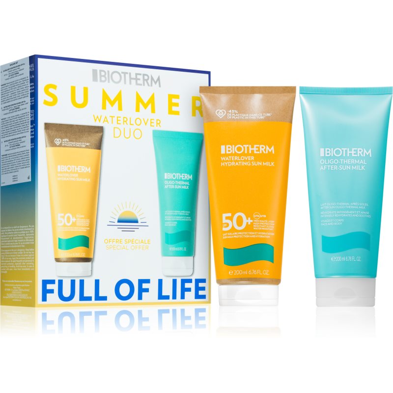 Biotherm Waterlover Sun Milk подаръчен комплект унисекс