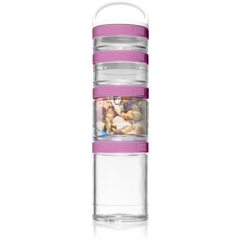 Blender Bottle GoStak® Starter 4 Pak контейнери за съхранение на храни боя Purple 1 бр.
