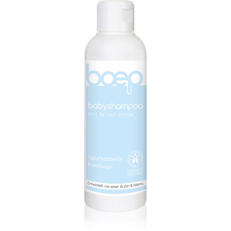 Boep Natural Baby Shampoo 2 v 1 душ гел и шампоан 2 в 1 с алое вера за деца от раждането им 150 мл.