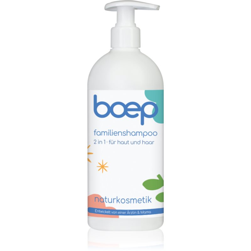 Boep Natural Family Shampoo & Shower Gel душ гел и шампоан 2 в 1 Maxi 500 мл.