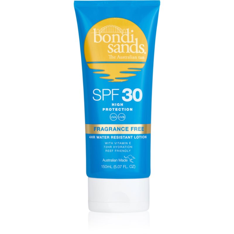 Bondi Sands SPF 30 Fragrance Free слънцезащитен лосион за тяло SPF 30 без парфюм 150 мл.