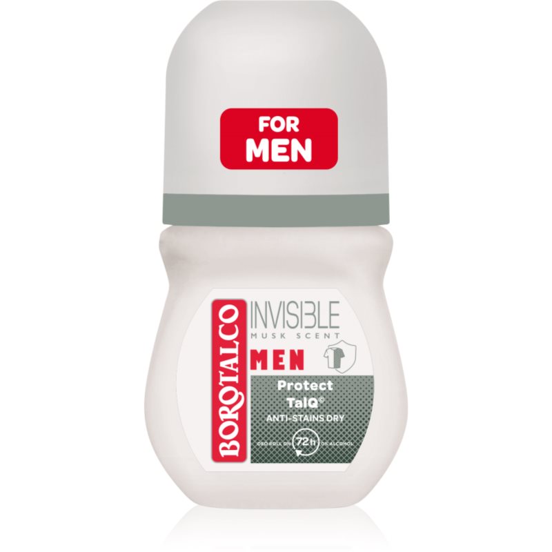 Borotalco MEN Invisible дезодорант roll-on 72 ч. аромати Musk 50 мл.