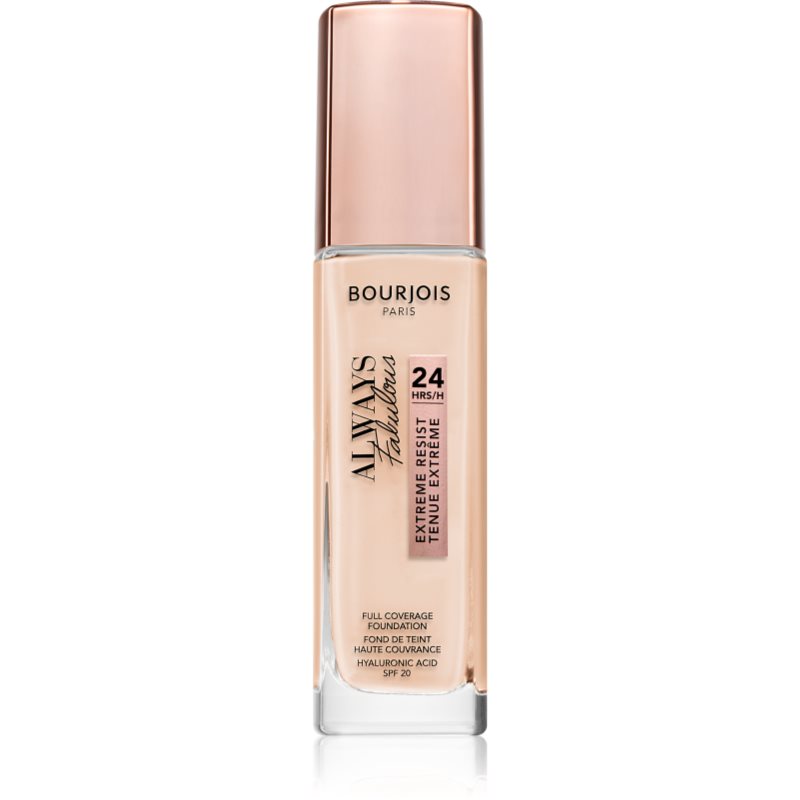 Bourjois Always Fabulous дълготраен фон дьо тен SPF 20 цвят 105 Natural Ivory 30 мл. на ниска цена