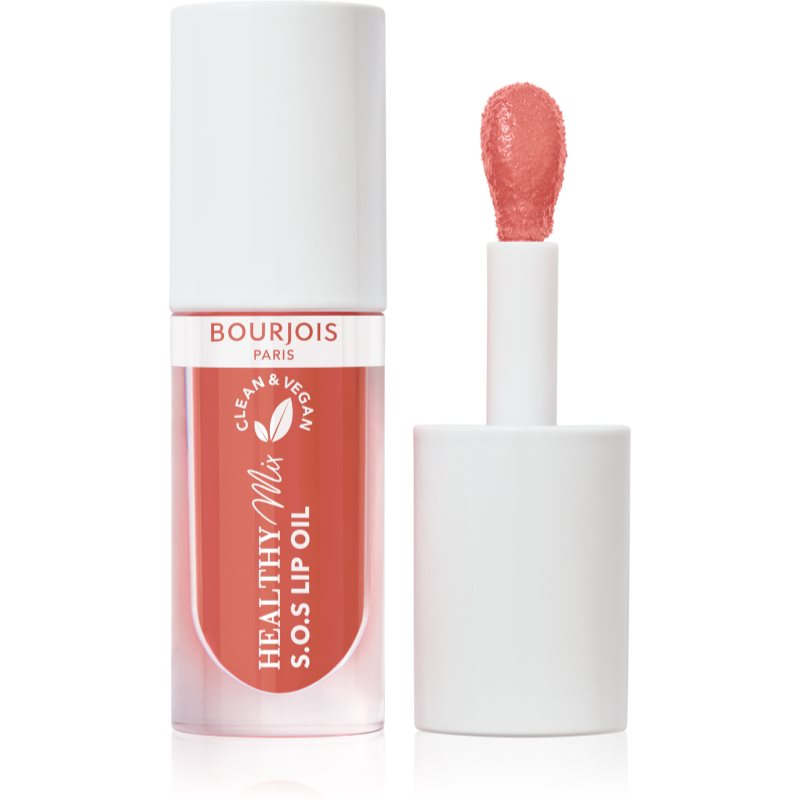 Bourjois Healthy Mix S.O.S Lip Oil масло от нар с хидратиращ ефект цвят 05 Coeur Cacao 4
