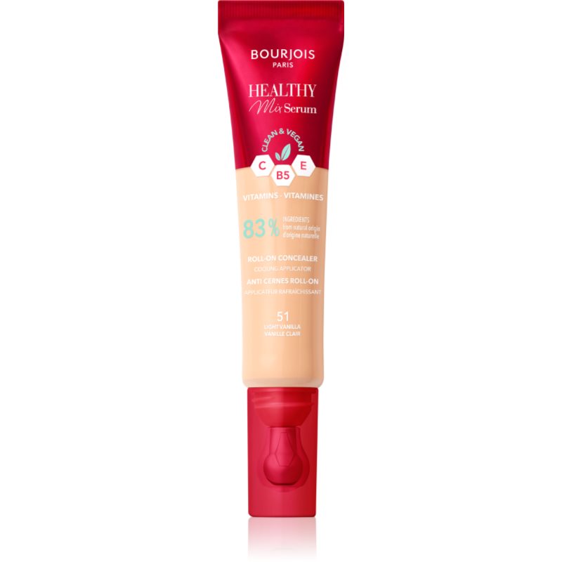 Bourjois Healthy Mix Serum овлажняващ коректор за зоната на лицето и очите цвят 51 Light Vanilla 13 мл. на ниска цена