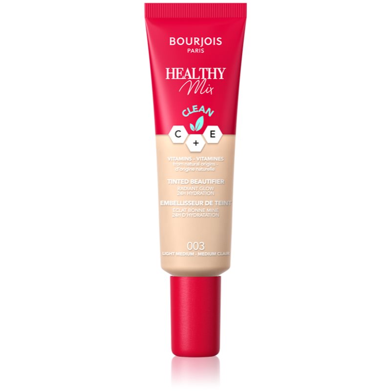 Bourjois Healthy Mix лек фон дьо тен с хидратиращ ефект цвят 003 Light Medium 30 мл.