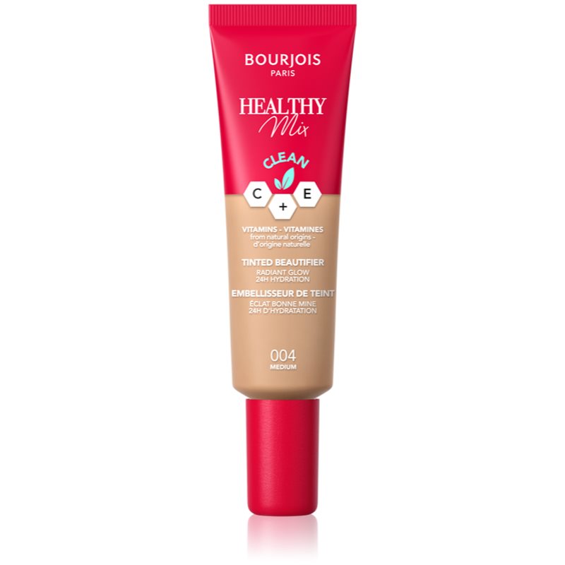 Bourjois Healthy Mix лек фон дьо тен с хидратиращ ефект цвят 004 Medium 30 мл.