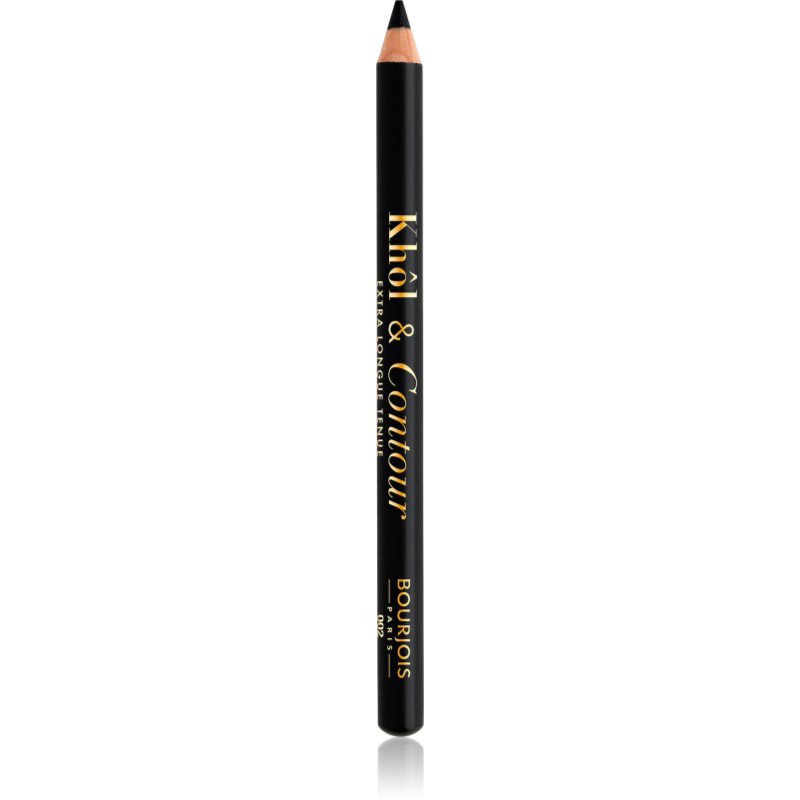 Bourjois Khôl & Contour Extra Longue Tenue дълготраен молив за очи цвят 002 Ultra Black 1.2 гр. на ниска цена