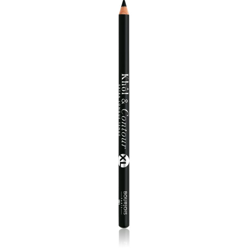 Bourjois Khôl & Contour XL дълготраен молив за очи цвят 001 Noir-issime 1