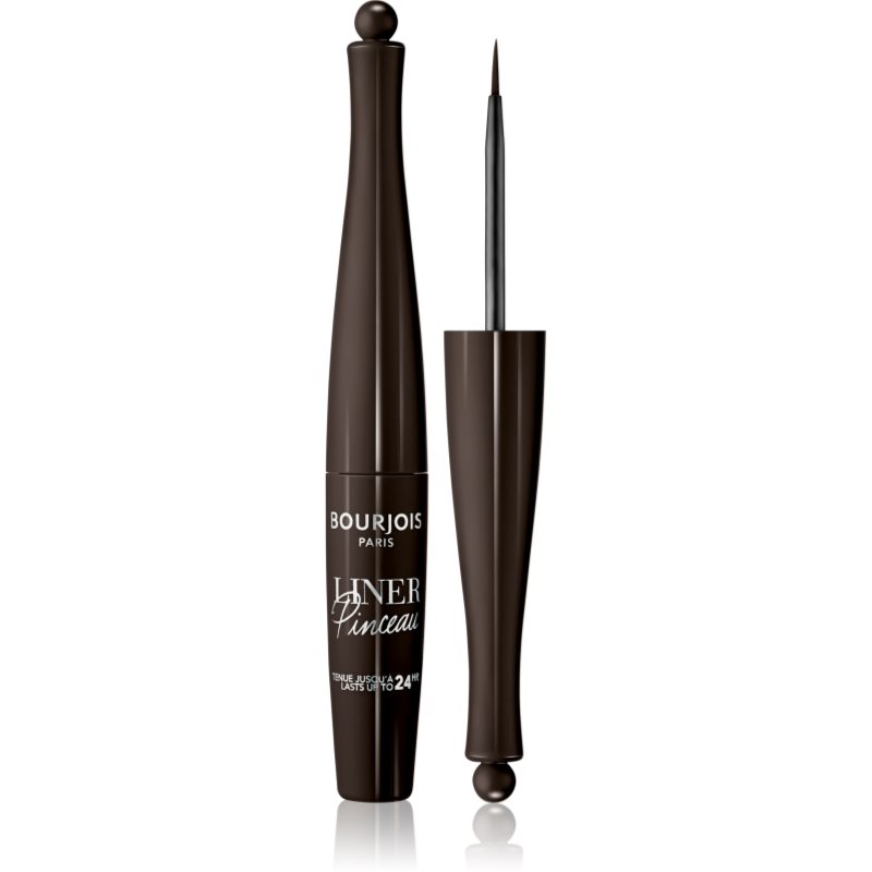 Bourjois Liner Pinceau дълготрайна очна линия цвят 02 Brun Impressionniste 2