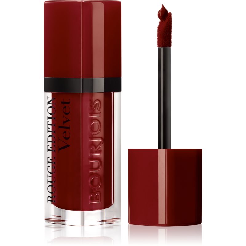 Bourjois Rouge Edition Velvet течно червило с матиращ ефект цвят 19 Jolie-De-Vin 7.7 мл.