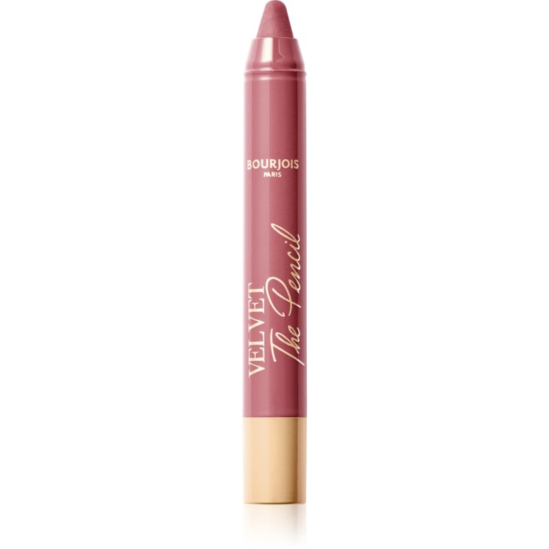 Bourjois Velvet the Pencil стик-червило с матиращ ефект цвят 03 In Mauve Again 1