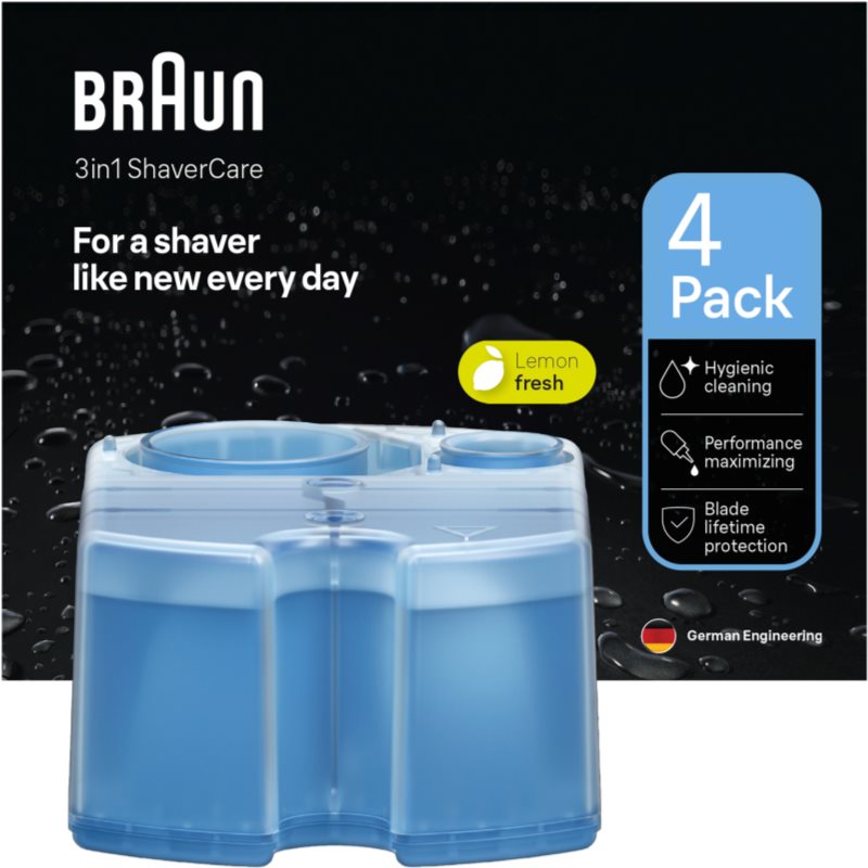 Braun CCR Refill LemonFresh резервни пълнители за почистваща станция с аромат Lemon Fresh 4 бр.