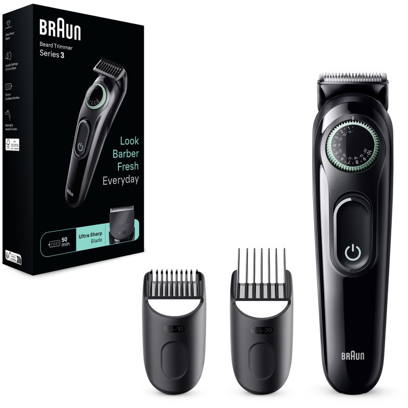 Braun Series 3 BT3411 машинка за подстригване на брада за мъже