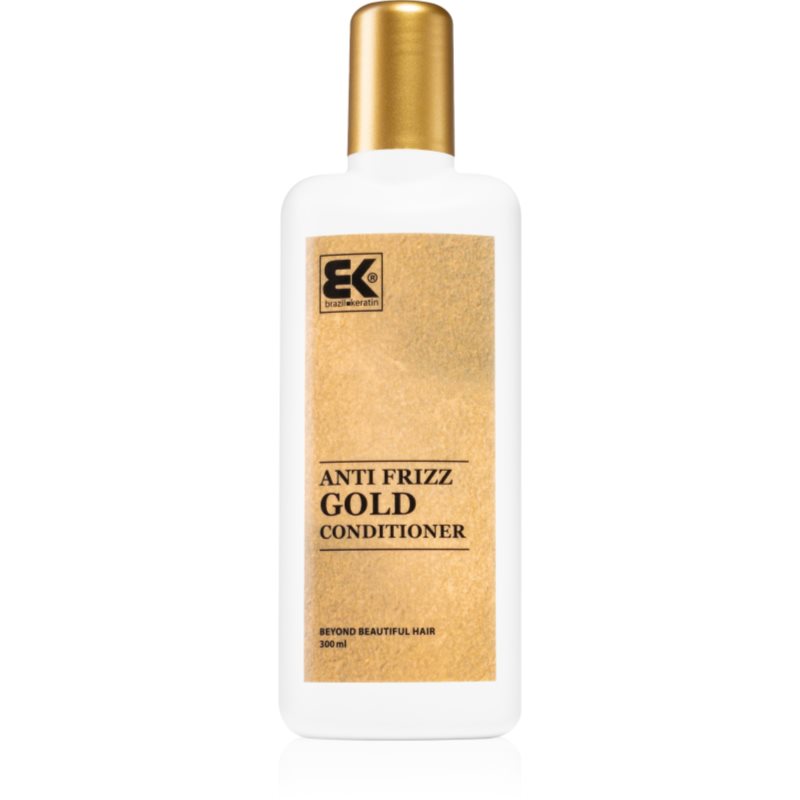 Brazil Keratin Gold Anti Frizz Conditioner регенериращ балсам за непокорна коса 300 мл.