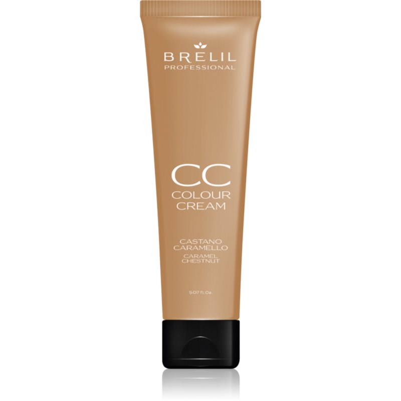 Brelil Professional CC Colour Cream оцветяващ крем за всички видове коса цвят Caramel Chestnut 150 мл.