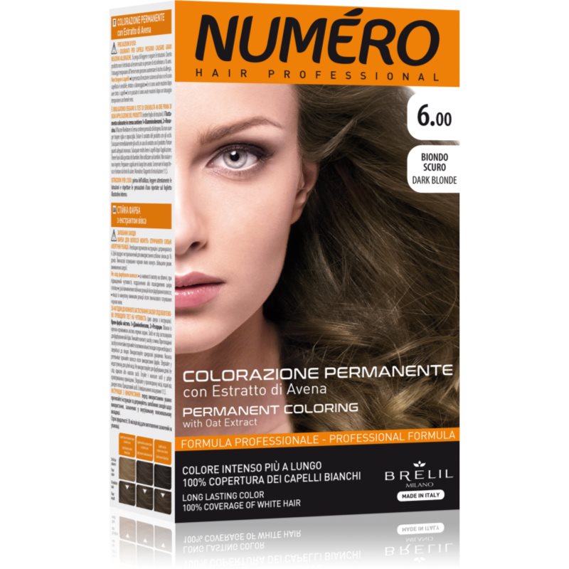 Brelil Professional Permanent Coloring боя за коса цвят 6.00 Dark Blonde 125 мл. на ниска цена