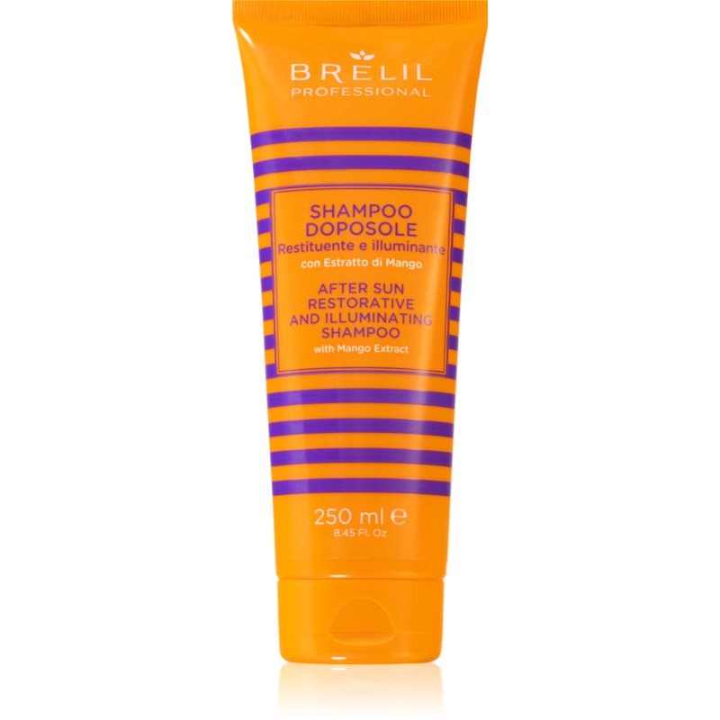 Brelil Professional Solaire After Sun Shampoo подхранващ шампоан за коса увредена от слънце