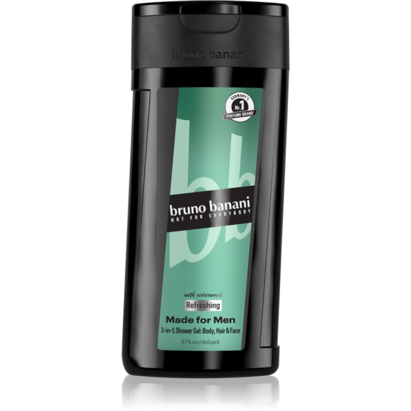 Bruno Banani Made for Men освежаващ душ гел 3 в 1 за мъже 250 мл. на ниска цена