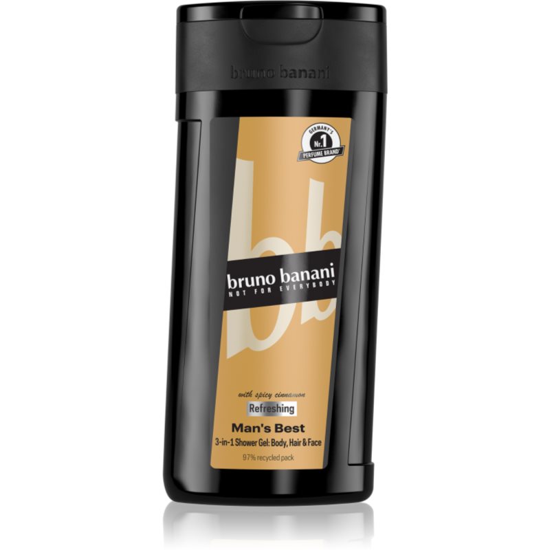 Bruno Banani Man's Best освежаващ душ гел 3 в 1 за мъже 250 мл. на ниска цена