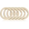 BrushArt Hair Band ластици за коса Beige 6 бр.