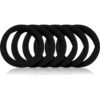 BrushArt Hair Band ластици за коса Black 6 бр.
