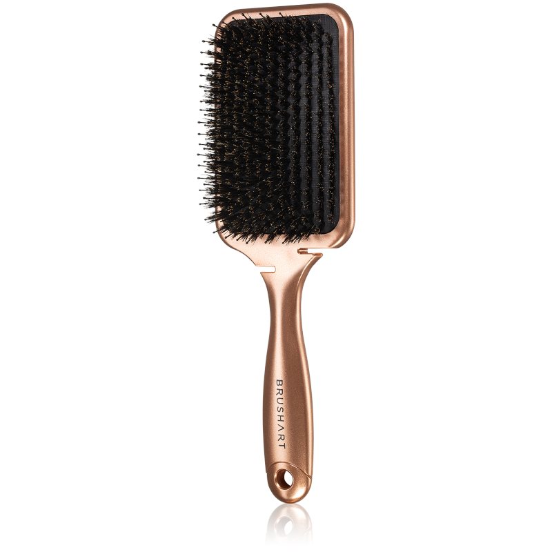 BrushArt Hair Boar bristle paddle hairbrush Четка за коса с косми от глиган Bronze 1 бр. на ниска цена