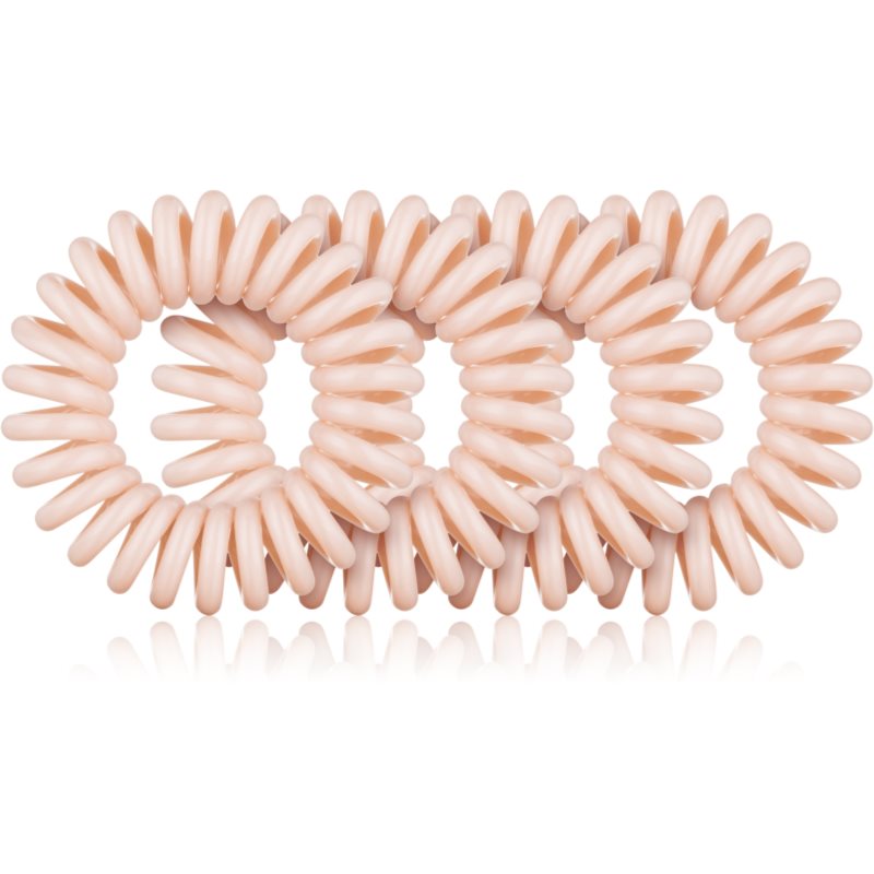 BrushArt Hair Rings ластици за коса Nude 4 бр.