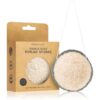 BrushArt Home Salon Double-sided konjac sponge нежна ексфолираща гъба Charcoal & Walnut 6 гр.