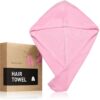BrushArt Home Salon Hair towel хавлия За коса Pink