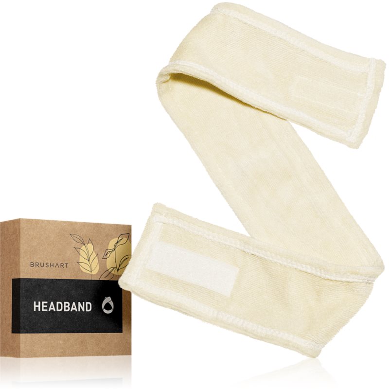 BrushArt Home Salon Headband козметична лента за глава Cream на ниска цена