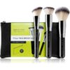 BrushArt Professional Full Face brush set with makeup pouch Комплект четки с чантичка Black