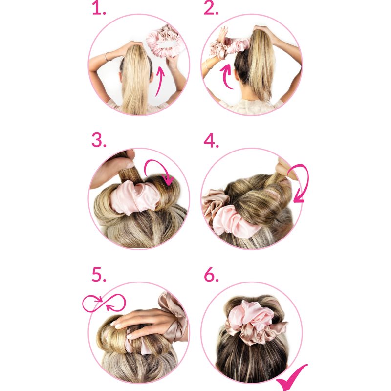 Brushworks Heatless Curling Scrunchie ластик за навиване на косата 1 бр. на ниска цена