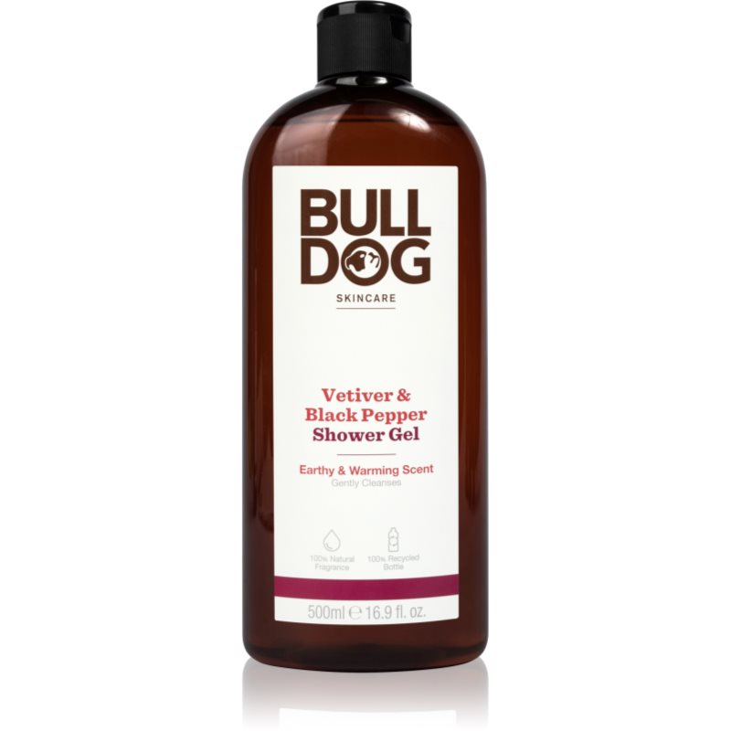 Bulldog Vetiver and Black Pepper душ-гел за мъже 500 мл. на ниска цена