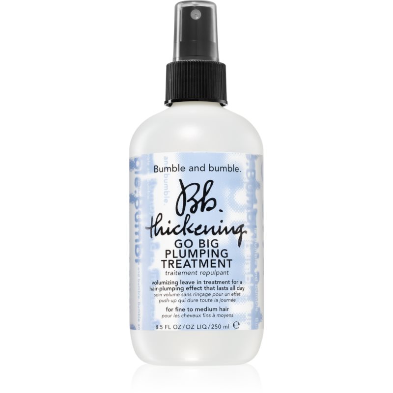 Bumble and bumble Thickening Go Big Plumping Treatment спрей за обем за финално оформяне на прическа със сешоар 250 мл. на ниска цена
