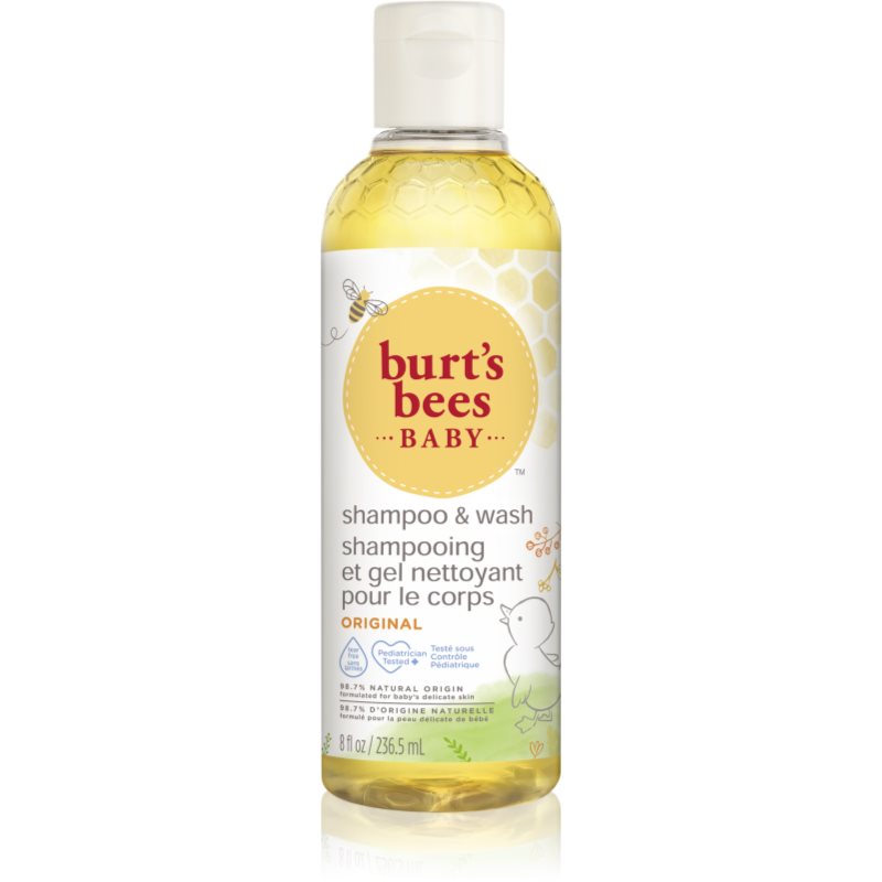 Burt’s Bees Baby Bee шампоан и измиващ гел 2 в 1 за ежедневна употреба 236.5 мл.