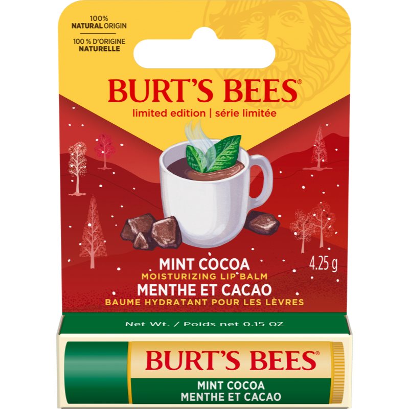 Burt’s Bees Festive хидратиращ балсам за устни вкус Mint Cocoa 4