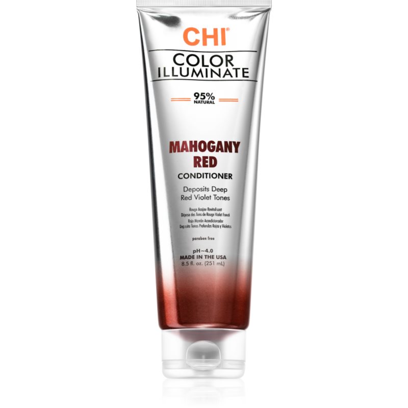 CHI Color Illuminate тониращ балсам за естествена или боядисана коса цвят Mahogany Red 251 мл.