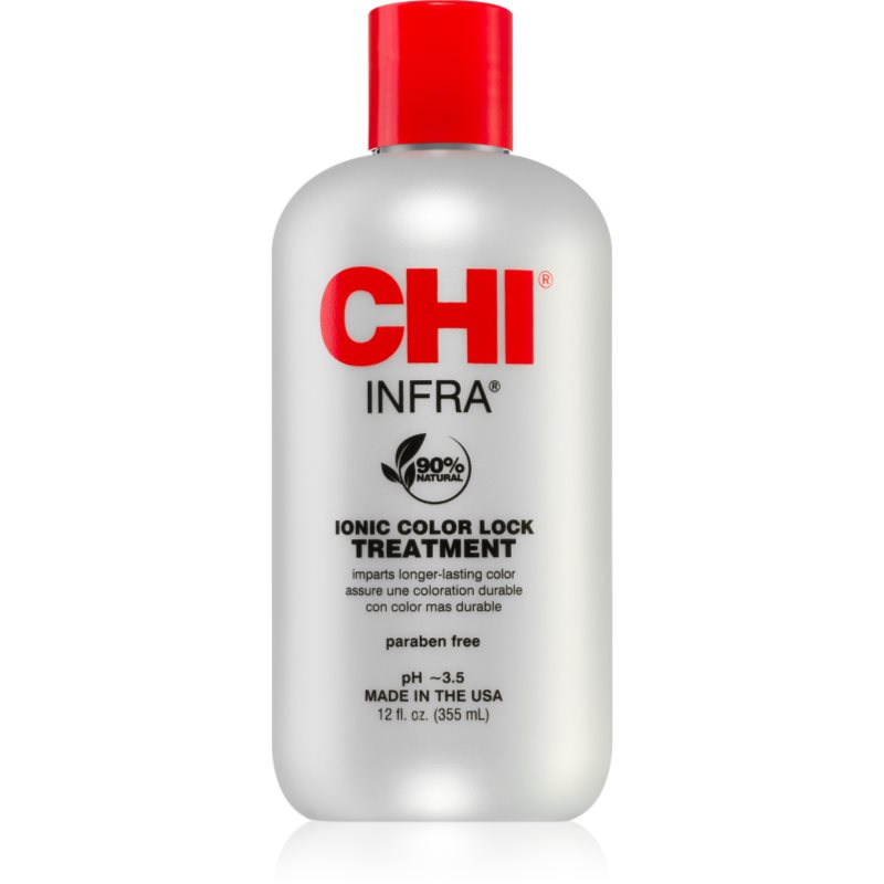 CHI Infra Ionic Color Lock регенерираща процедура за боядисана коса 355 мл.